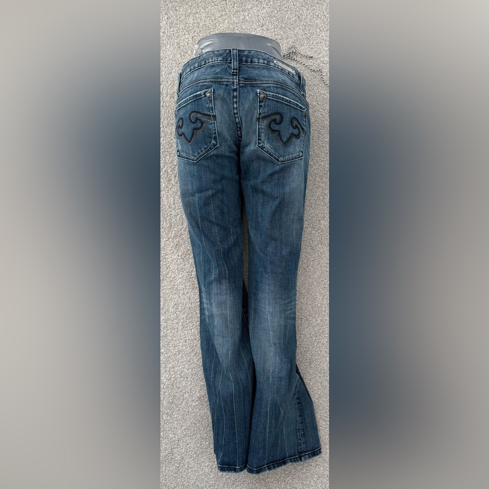 ReRock for Express Low rise Bootcut Jeans 8R - Picture 3 of 11